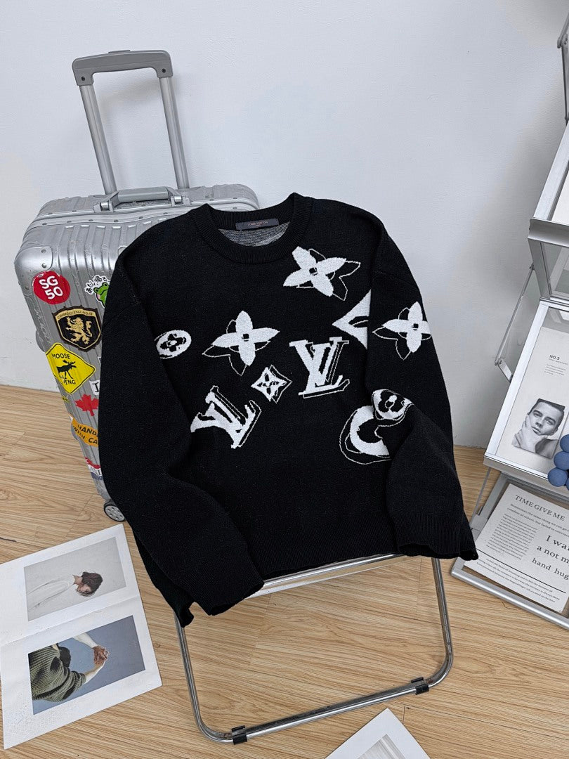 Louis Vuitton Knitwear — Black/White