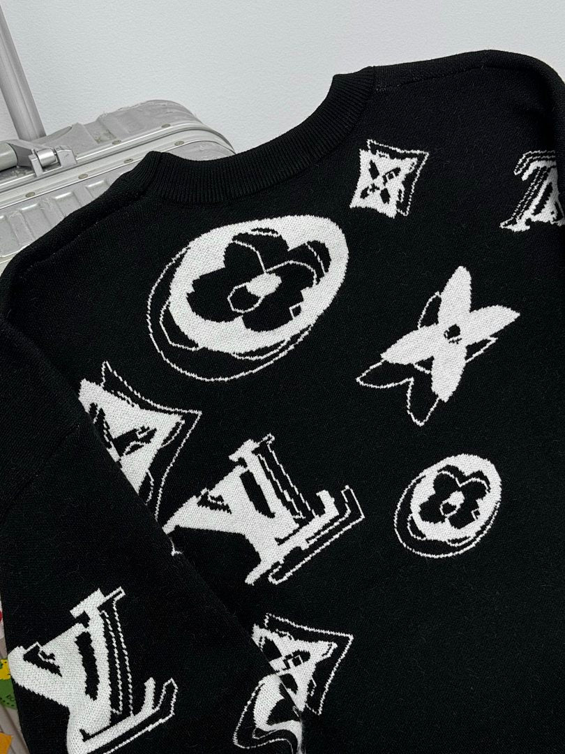 Louis Vuitton Knitwear — Black/White