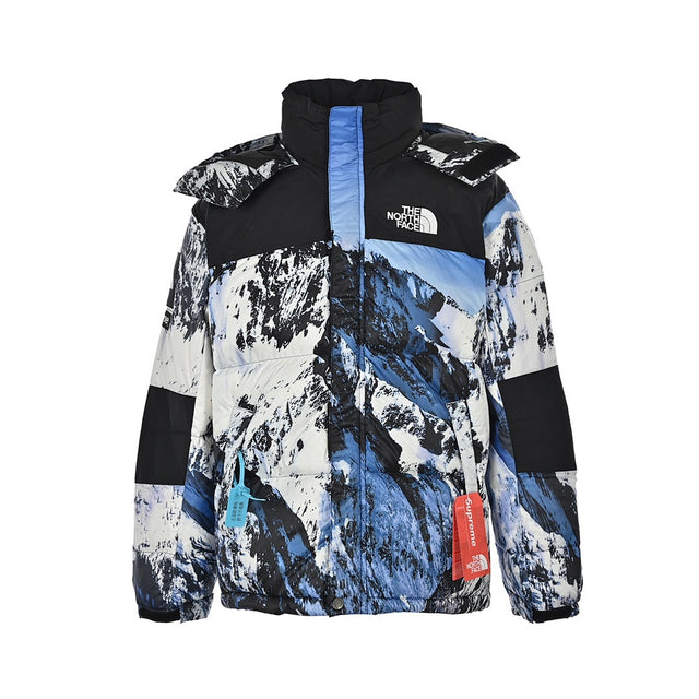 Supreme × The North Face Nuptse — Mountain Print
