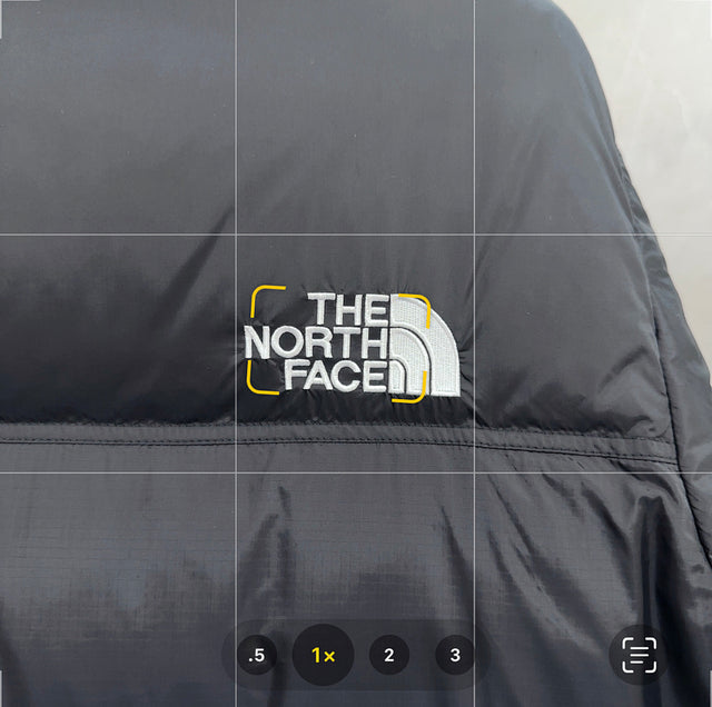 The North Face Nuptse Puffer — Black/Navy